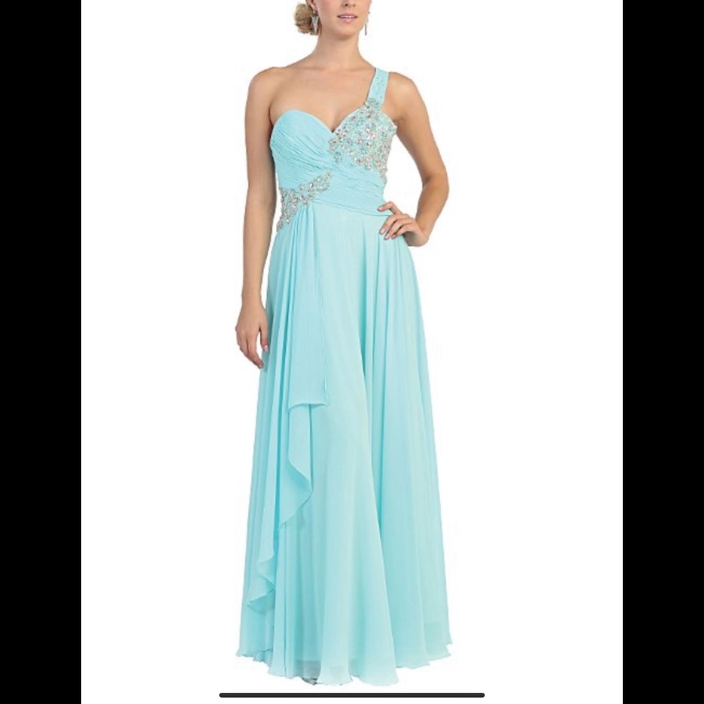 Robe de bal Aqua / prom dress / Bridesmaid